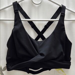 Black Women's Cross-Back Bralette